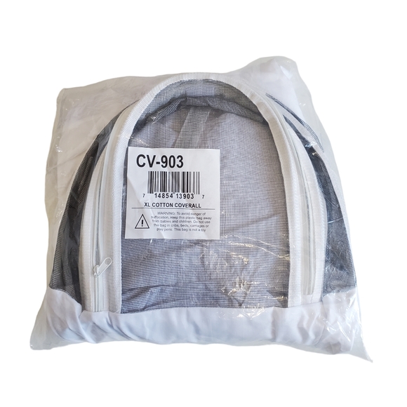 NWT Beekeepers 100% Cotton Coverall With Detachable Folding Veil Size XL - Picture 16 of 16